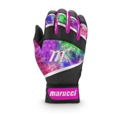 Marucci Foxtrot Tee Ball Youth Batting Glove - Black/Pink