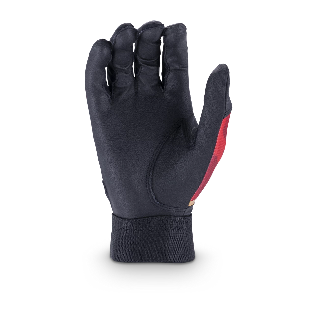 Marucci Foxtrot Tee Ball Youth Batting Glove - Black/Red 4 Marucci Foxtrot Tee Ball Youth Batting Glove - Black/Red - Image 2