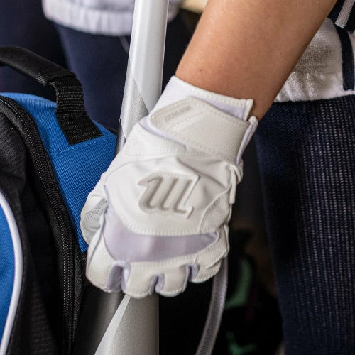 Marucci Signature Youth Batting Glove - White 5 Marucci Signature Youth Batting Glove - White - Image 3