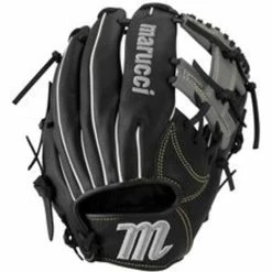 Marucci Oxbow Series Fielder's Glove | Black/Gray -Marucci Sales MFGOX115 2 15414.1601318172